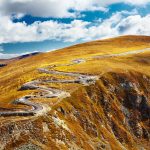 Transalpina, the highest road in Romania, crossing the Parang mountains